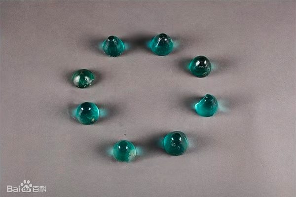 隋代琉璃围棋子